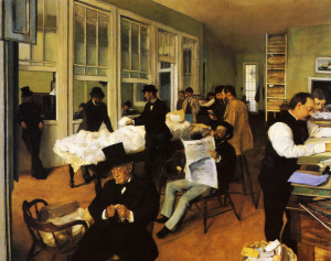 4. Degas the-cotton-exchange-new-orleans-1873