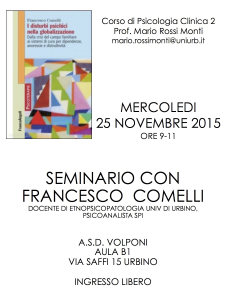 Seminario con F.Comelli