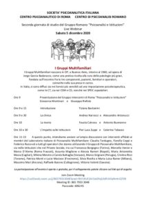 I gruppi multifamiliari_sabato 5 dicembre 2020